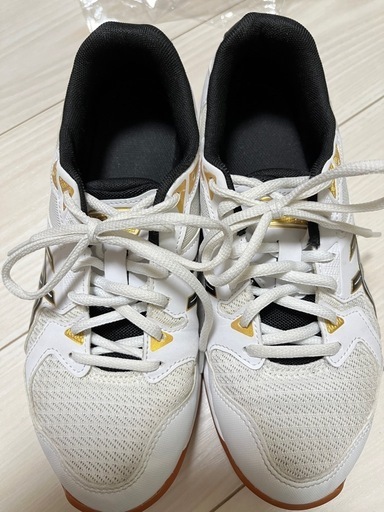 美品 asics アシックス バレーボールシューズ 25cm