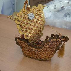 5円玉の大漁船【ご縁として人気】 縁起物  置物