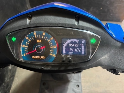 ★支払い総額7.5万円★関東圏内即日配送可能！ スズキ GSR125 激安小型スクーター！リアボックス付き！走行テスト済み！