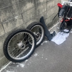 ハスクバーナX-liteエンジン車の部品取りの画像