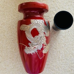 琉球漆器花瓶の画像