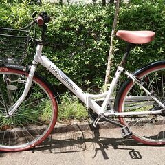 ママチャリ 折りたたみ 26インチ 6段変速　　取りに来てくれる方希望しますの画像