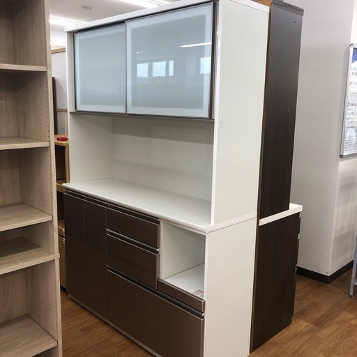 ニトリ　レンジボード　スライド扉　アルミナ　グレー【取りに来れる方限定！】