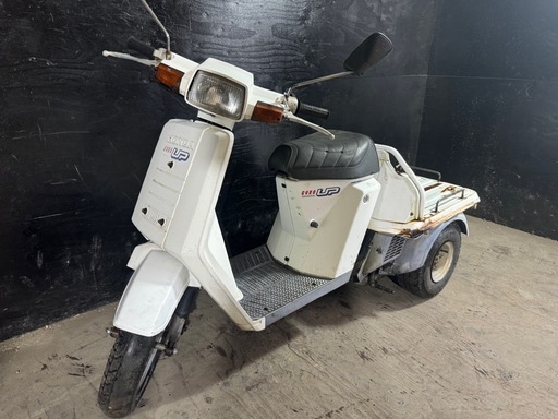 ★支払い総額3.3万円★即日配送可能！走行テスト済み！ホンダ　ジャイロUP 激安！！2ストのためオイル継ぎ足しでOK！安定性の高い3輪！