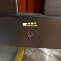 カリモク　希少品　応接セット 1sソファー　3sソファー　ストライプ　オールドカリモク　北欧スタイル　ミッドセンチュリースタイルの画像
