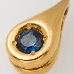 K18 サファイア ペンダント 品番p23-322