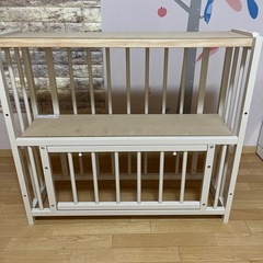 【引取り先決定】ベビーベッド、コンパクトの画像