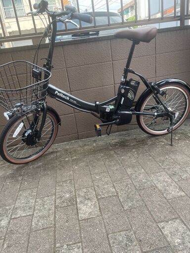 リサイクルショップどりーむ荒田店 No1410 電動アシスト自転車　折りたたみ　２０インチ　Peltech　TDN-206L　定価約８万　新車購入時より半年以内　美品♪
