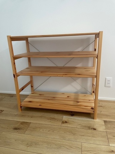 無印良品パイン材ユニットシェルフ