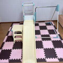 滑り台・ジャングルジム・ブランコ・鉄棒の画像