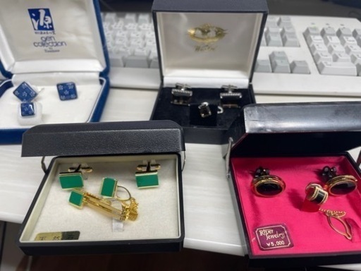 カフスボタン　４種類セット