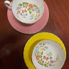 エインズレイ・コテージガーデン2セットカップ&ソーサーの画像