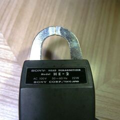 テープレコーダー　ヘッド　消磁器の画像