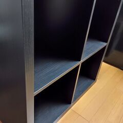 譲渡 棚 /イケア カラックス 黒 ×2の画像
