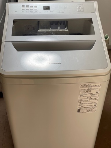 セール送料・設置込み可　洗濯機　8kg Panasonic 2021年