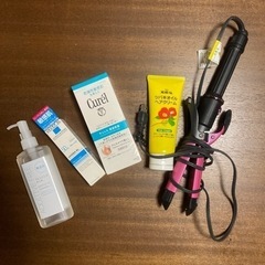 ヘアアイロンとクレンジングオイル等