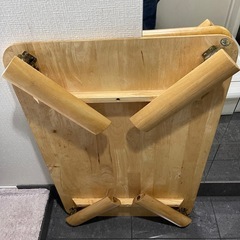 折りたたみローテーブルの画像