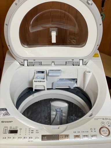 送料・設置込み可　洗濯乾燥機　9kg/4.5kg SHARP 2018年