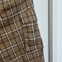 チェック柄　パンツの画像