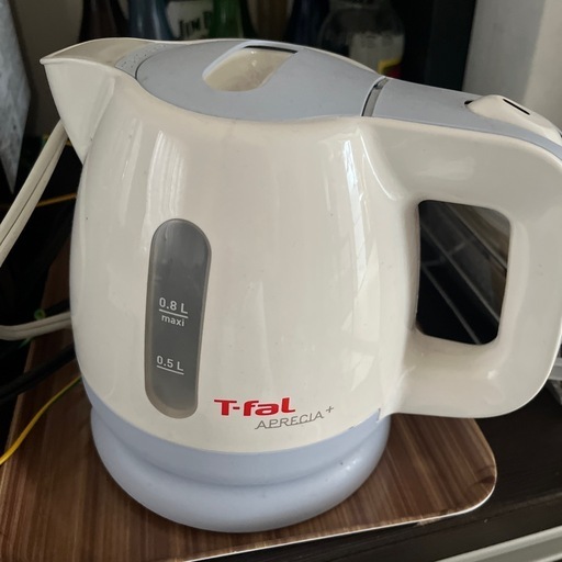【値下げ交渉可】箱あり、水色ケトル　ティファール　アプレシア