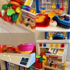 キッチン　ボーネルンド　野菜　アンパンマン炊飯器　おもちゃ等の画像