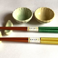 【新品】箸二膳 箸置き小鉢 小皿2セットDr.コパ風水生活 色彩...