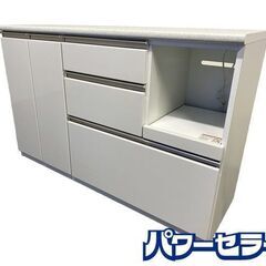 高年式!2022年製! ニトリ/NITORI キッチンカウンター アルミナ2 140CT WH ハイグロスシート ホワイト 中古家具 店頭引取歓迎 R8625