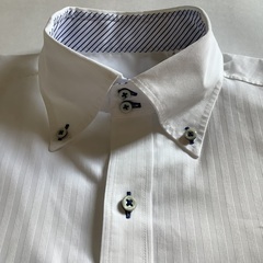 【美品】VIASRUNO ビサルノ メンズ ワイシャツ 長袖 ボ...