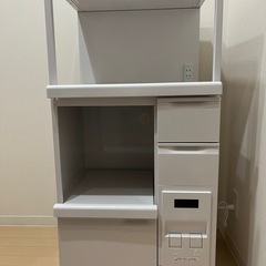 米びつ付きレンジ台