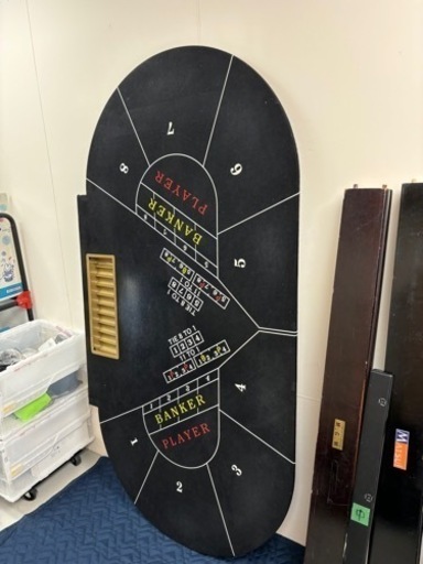 MGM マツイゲーミング バカラ台 バカラテーブル 8人用 2台セット 灰皿等有