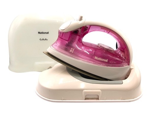 National ナショナル NI-CL301 コードレス スチーム アイロン 03年製 100V 中古家電 動作品