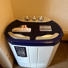 マイセカンドランドリー　ミニ洗濯機二層式