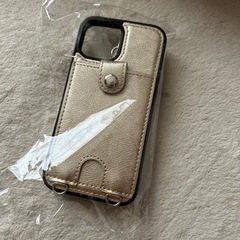 iPhoneケース　ストラップ付き