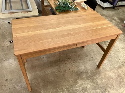 無印良品 オーク無垢材デスク PCデスク 作業テーブル No.1361● ※現金、クレジット、スマホ決済対応※