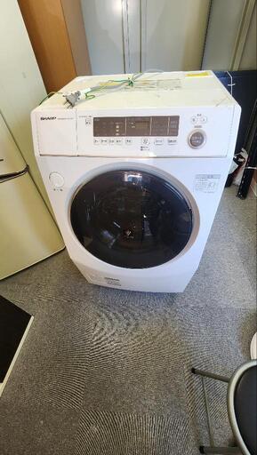お届けも可能2022年製ドラム式洗濯機 SHARP ES-H10F-WR