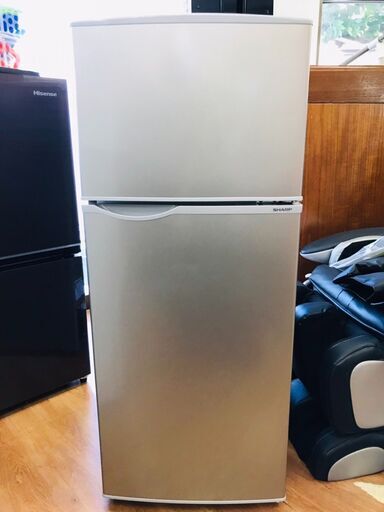 シャープ　ノンフロン冷凍冷蔵庫　SJ-H13E-S　128L　2019年製