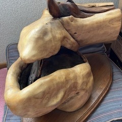 ヘビ年に如何ですか？蛇に見えるキハダ　流木？　台付　オブジェ2800円