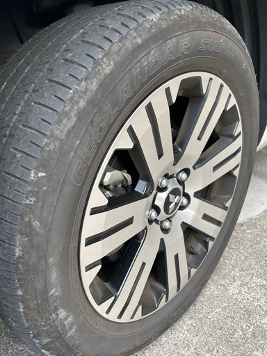 デリカD5 純正ホイール、タイヤセット