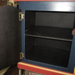R351 可愛な キッズ家具、サイドテーブル、ナイトテーブル、幅50cm Used・キレイの画像