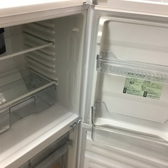 【リサイクルサービス八光】2019年製　一人暮らしに最適！ハイアール4.5kg洗濯機・ツインバード110L冷蔵庫 2点セットの画像