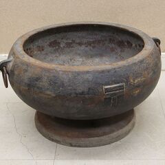 希少品 火鉢 郵便局マーク入り 珍品 貴重 手あぶり 時代物 蔵...