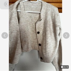 GRL 白　キャミソールカーディガンの画像