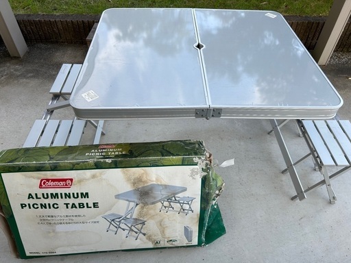 希少】コールマン アルミピクニック テーブル 廃番 希少 Coleman
