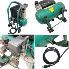 ○現状渡し■IKS エアーコンプレッサー 100V 12L 常圧 一般圧 エア工具 エアツール AC15-12 中古品■ジモティ姫路の画像