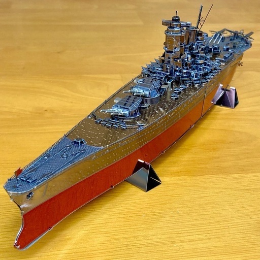 戦艦大和　メタリックナノパズル　完成品