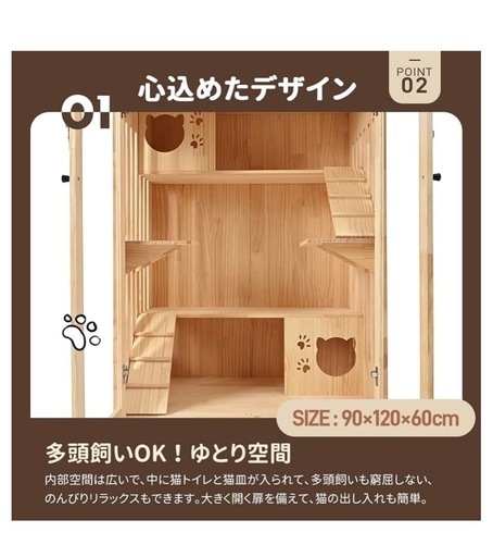 大型キャットゲージ中古