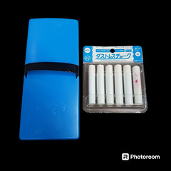 (中古)黒板消し&チョーク