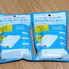 モバイルバッテリー2個
