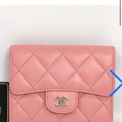 シャネル　マトラッセ クラシック スモールフラップウォレット AP0231　ラムスキン 【中古】の画像