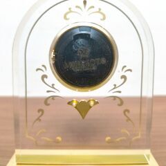 【中古未使用品】ミキモトプチパール付きクォーツアーチ型置時計　お部屋がエレガントになります♪    の画像
